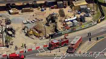 Ga. firefighters rescue worker from trench at new city hall