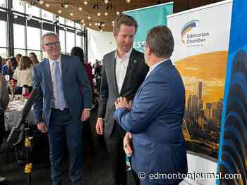 WestJet CEO addresses Chamber of Commerce, becomes Oilers fan