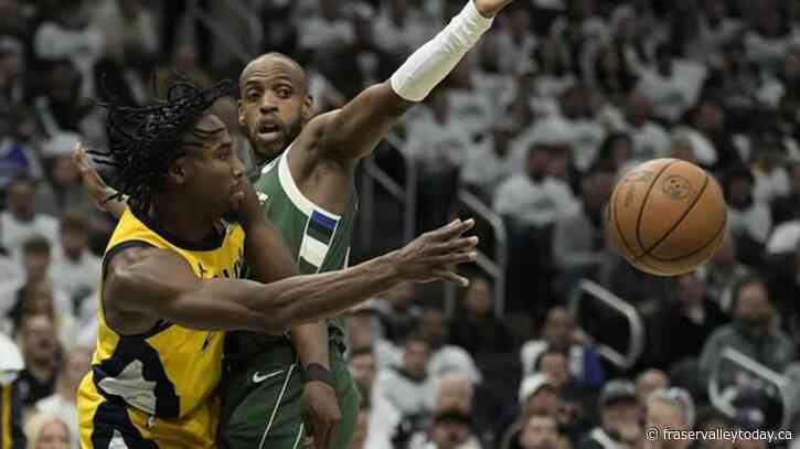 Giannis Antetokounmpo ruled out of third game in Bucks-Pacers playoff series