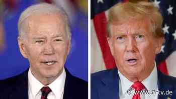 Trump: "Überall, zu jeder Zeit": Biden: Bin bereit für Duell mit Trump