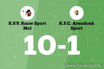 Doelpuntenfestijn bij Rauw tegen Arendonk B