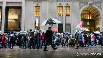 Charge dropped for man accused of waving 'terrorist flag' at Toronto rally