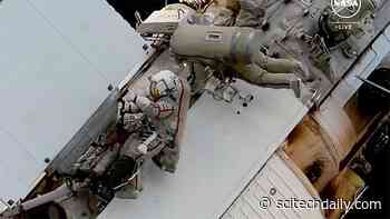 Cosmonauts Complete Spacewalk to Install Communication and Corrosion Equipment