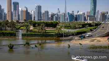 Study says it's likely a warmer world made deadly Dubai downpours heavier