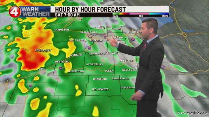 Raindrops build in this weekend