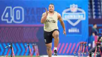 Commanders wählen Coleman: NFL-Draft rührt deutsches Talent zu Tränen