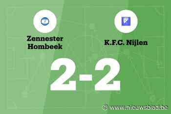 Hombeek speelt thuis gelijk tegen Nijlen
