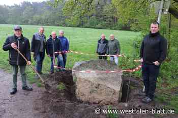 Ein Fundament für den „Dicken Stein“