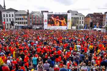 Weer groot scherm voor EK van de Rode Duivels op Truiense Grote Markt