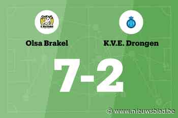 Olsa Brakel verplettert KVE Drongen B