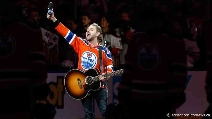 Brett Kissel curse? Radio host starts petition to stop singer from performing anthem at Oilers playoff games