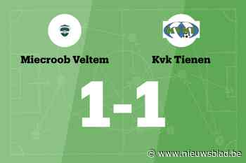 Cerulus redt punt voor Miecroob Veltem tegen KVK Tienen B
