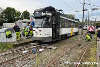 Tramverkeer op lijn 12 even verstoord door ontsporing