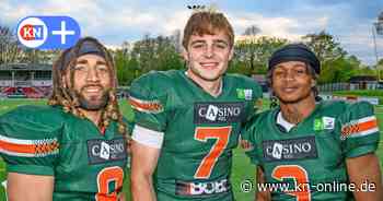 Texas-Trio der Kiel Baltic Hurricanes bei Testspiel-Sieg noch in recht geheimer Mission