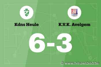 Weergaloze Lezeure leidt KdNS Heule langs VK Avelgem