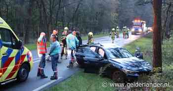 Bestuurder vliegt uit de bocht en knalt tegen boom in Otterlo: één persoon naar het ziekenhuis