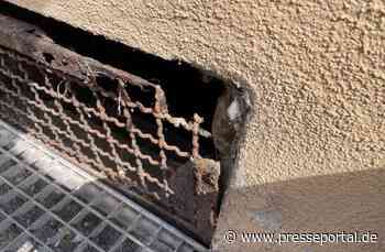 POL-PDTR: Diebstahl einer Kommode - Einstieg durch Luke an Bürgersteig