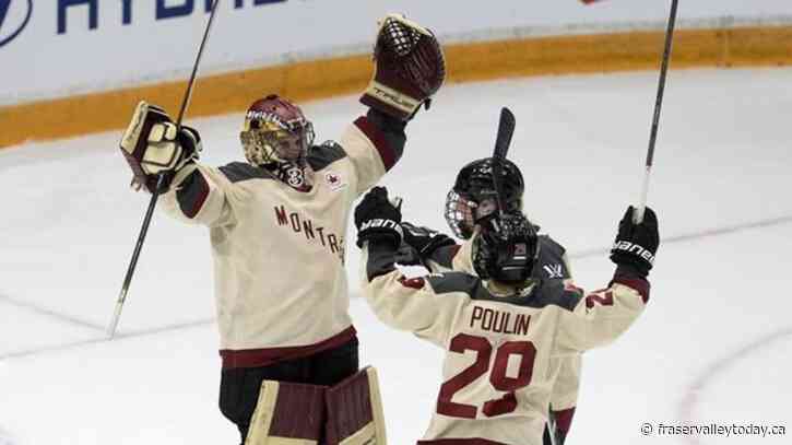 Montreal’s Desbiens earns first PWHL shutout in 2-0 victory over Ottawa