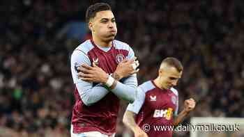 Morgan Rogers sets social media alight after 'STEALING Cole Palmers ice cold celebration' to put Aston Villa 2-0 up against Chelsea... but some fans have noticed what really happened!