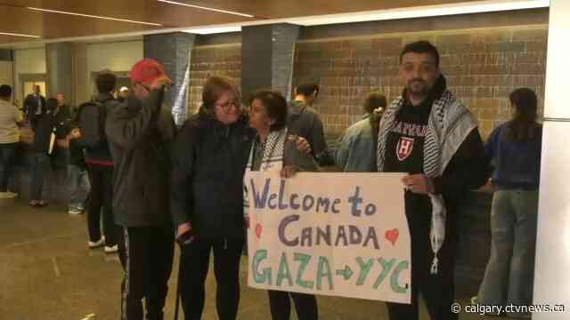 Family arrives safely in Calgary after escaping the war in Gaza