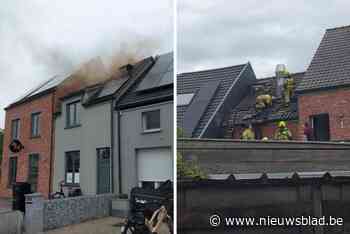 Dak van frituur loopt schade op nadat koelcel vuur vat