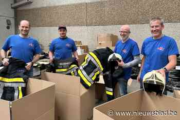 Brandweermannen trekken  met 800 kg materiaal naar Nepal: “Ze blusten daar op teenslippers en met een fietshelm”
