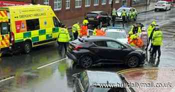 Hessle Road closed as emergency services deal with incident - live updates