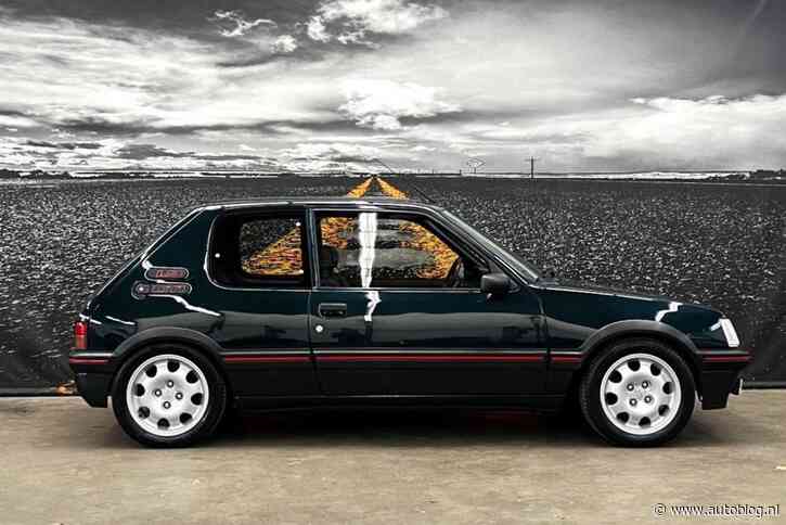 Niet te versmaden Peugeot 205 GTI heeft perfecte kilometerstand