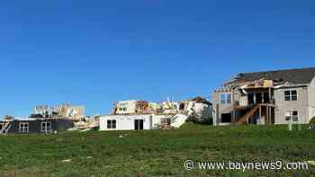 Residents begin going through the rubble after tornadoes hammer parts of Nebraska and Iowa