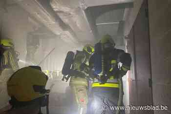 Brandweer oefende in leegstaande Markevalleischool