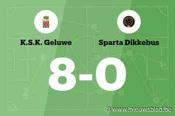 SK Geluwe heeft geen medelijden met Sparta Dikkebus