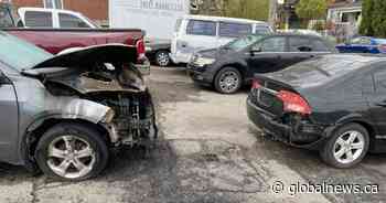 Toronto police seek suspect accused of setting multiple vehicles on fire