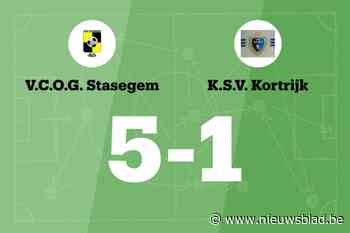 Zege OG Stasegem tegen KSV Kortrijk