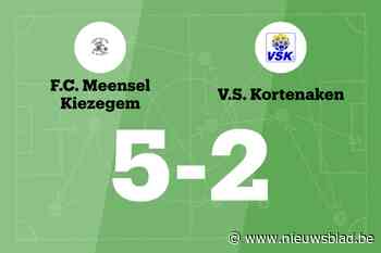 Meensel-Kiezegem wint spektakelwedstrijd van VS Kortenaken