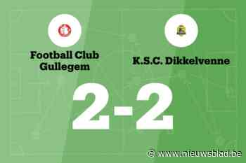 FC Gullegem sleept gelijkspel uit de brand in de thuiswedstrijd tegen KSC Dikkelvenne