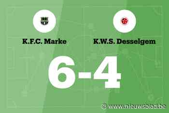 Van Brussel scoort vier keer voor FC Marke B dat wint van WS Desselgem