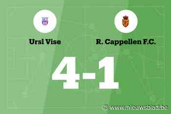 Ursl Vise maakt tegen Cappellen FC einde aan slechte reeks