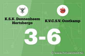 SV Oostkamp B wint uit van SKD Hertsberge, mede dankzij twee treffers Tocco