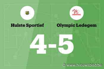 Olympic Ledegem komt goed terug en haalt winst