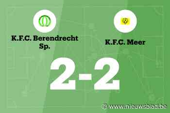 Berendrecht en Meer eindigt op 2-2