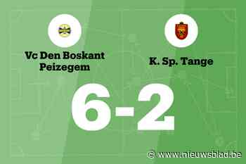 VC Den Boskant Peizegem wint spektakelwedstrijd van KSP Tange B