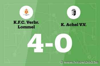 Verbroedering Lommel wint duel met Achel VV B