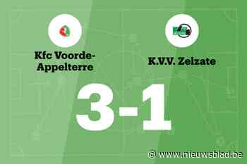 Zege KFC Voorde-Appelterre tegen KVV Zelzate