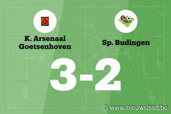 SP Budingen verliest uit met een doelpunt verschil van KA Goetsenhoven