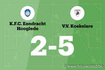 Zege VV Koekelare op Eendracht Hooglede