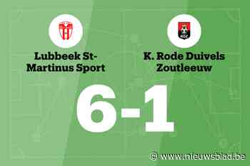 SMS Lubbeek boekt monsterzege op RD Zoutleeuw