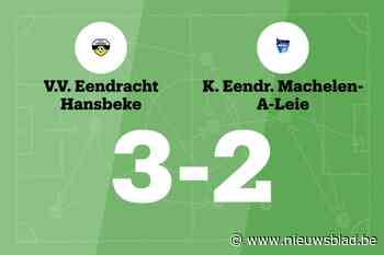 Eendracht Hansbeke buigt achterstand om in zege tegen Eendracht Machelen-aan-de-Leie