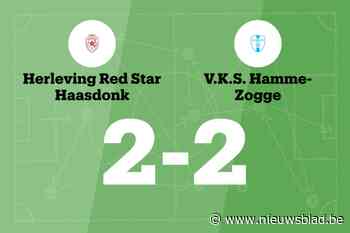 HRS Haasdonk B en VKS Hamme-Zogge eindigen op gelijke hoogte