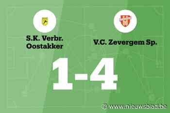 VC Zevergem Sport wint tegen SKV Oostakker door treffers van Brants