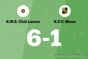 Couckuyt leidt WS Lauwe naar zege tegen FC Moen